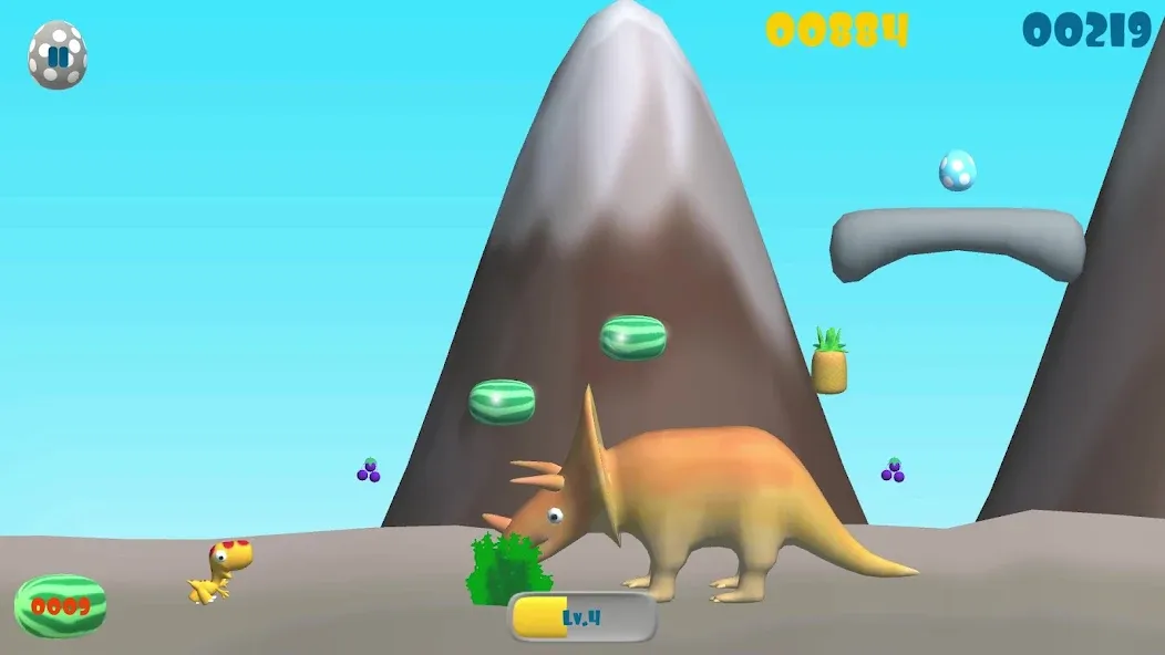 Dinosaur Run (Динозавр Ран) [МОД Все открыто] APK Android Screenshot 4
