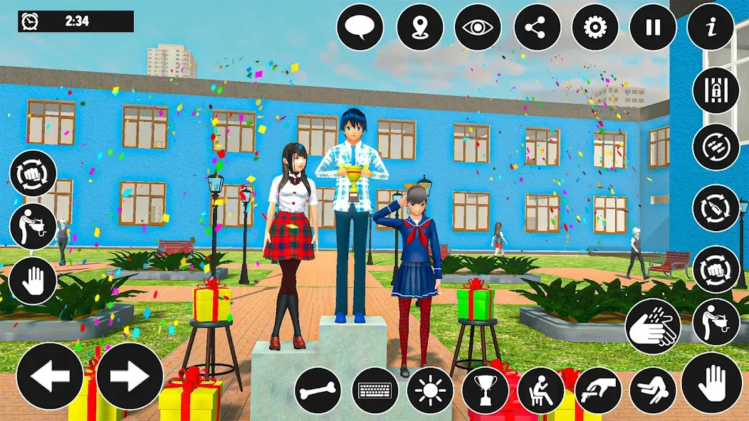 High School Boy Virtual Life [МОД Бесконечные монеты] APK Android Screenshot 1