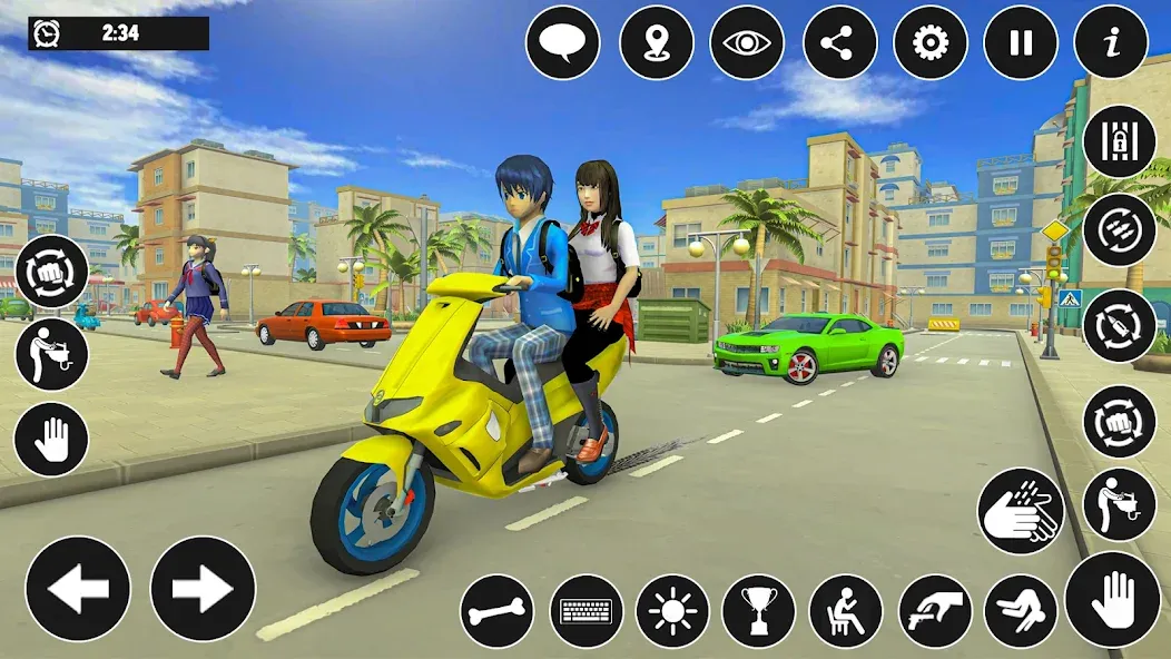 High School Boy Virtual Life [МОД Бесконечные монеты] APK Android Screenshot 2