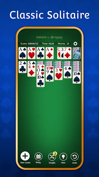 Solitaire: Classic Card Games [МОД Много денег] APK Android Screenshot 2