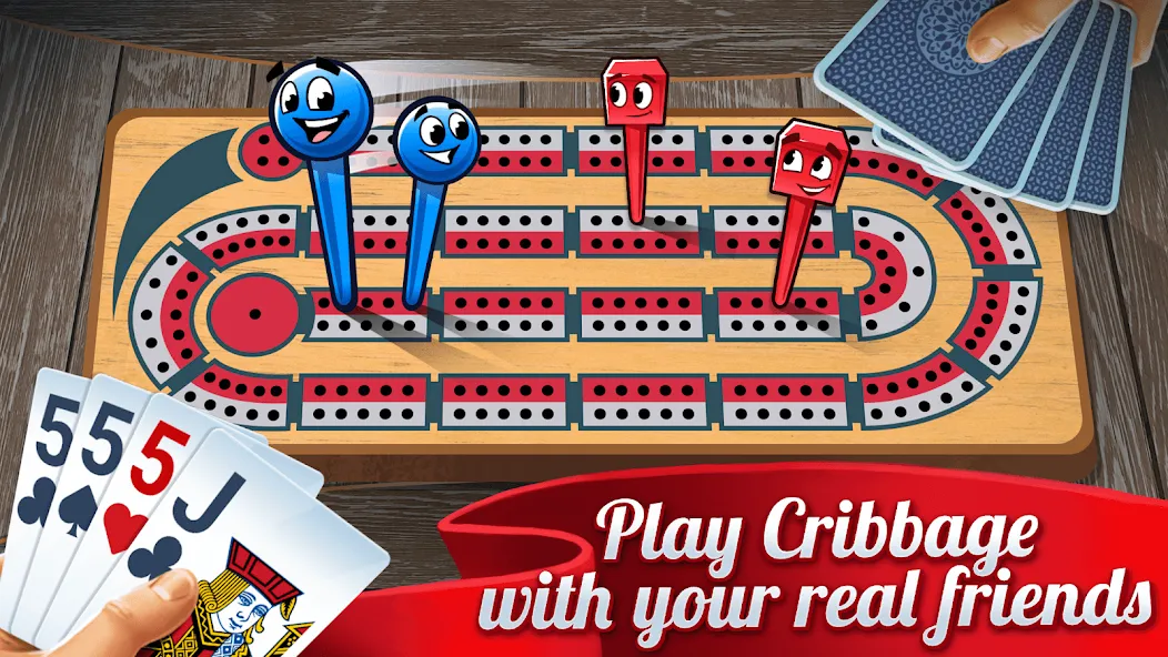 Ultimate Cribbage: Card Board (Ультимат Криббедж) [МОД Бесконечные монеты] APK Android Screenshot 1
