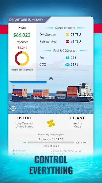 Shipping Manager - 2024 (Шиппинг менеджер) [МОД Все открыто] APK Android Screenshot 2