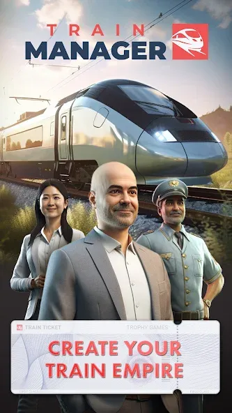 Train Manager - 2024 (Трейн Менеджер) [МОД Premium] APK Android Screenshot 1