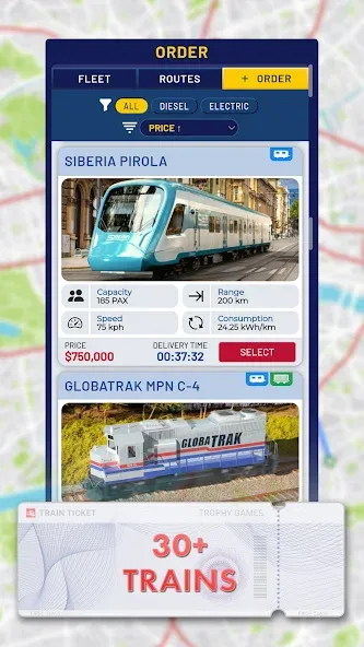 Train Manager - 2024 (Трейн Менеджер) [МОД Premium] APK Android Screenshot 2