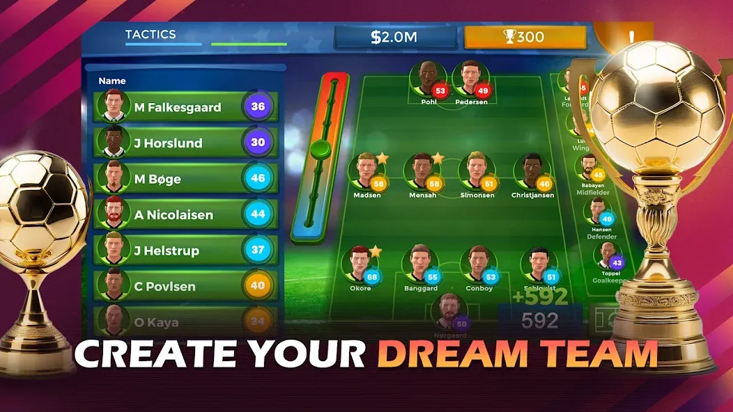 Pro 11 - Soccer Manager Game (Про 11) [МОД Mega Pack] APK Android Screenshot 1