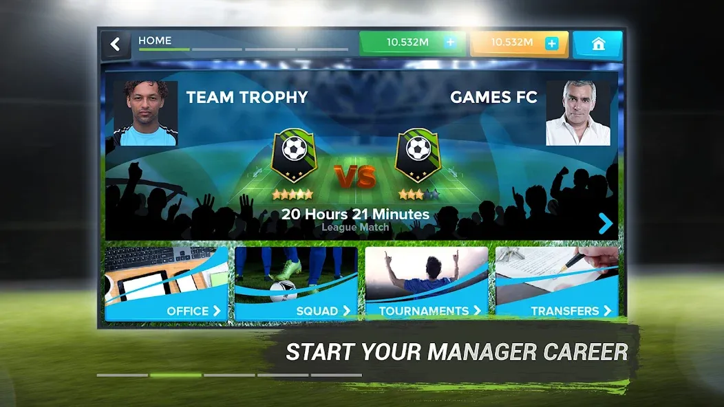 FMU - Football Manager Game (Эфэмуэй) [МОД Меню] APK Android Screenshot 2