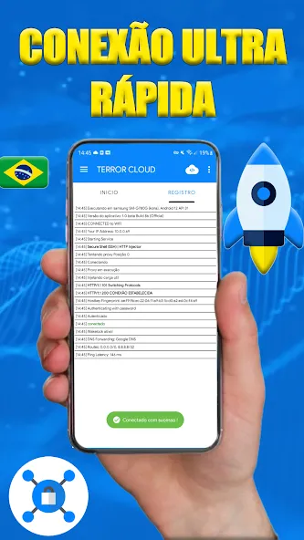 TERROR CLOUD - (INTERNET VPN) (ТЕРРОР КЛАУД Террор облако) [МОД Unlocked] APK Android Screenshot 3