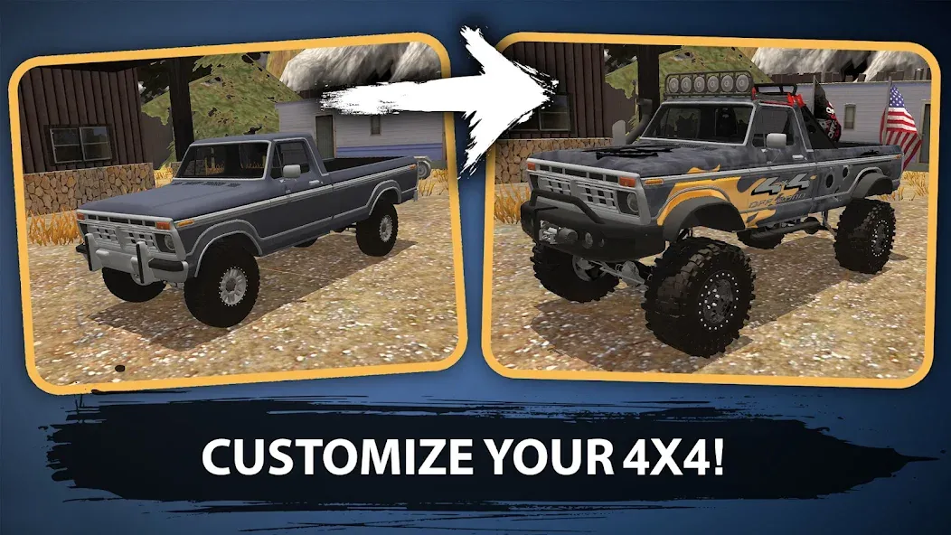 Offroad Racing & Mudding Games [МОД Unlocked] APK Android Screenshot 2