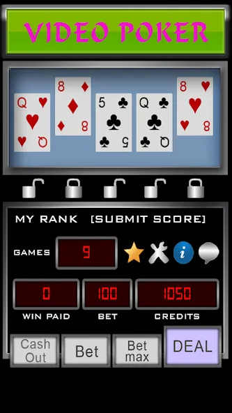 Video Poker (Видео Покер) [МОД Все открыто] APK Android Screenshot 5