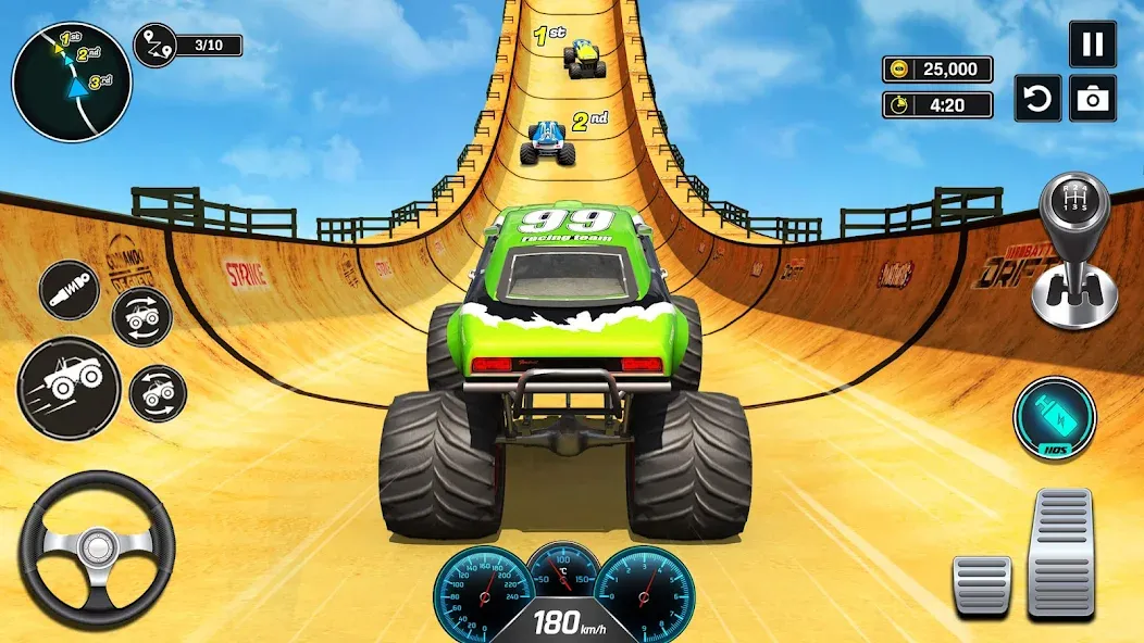 Monster Truck Games- Car Games [МОД Unlocked] APK Android Screenshot 1