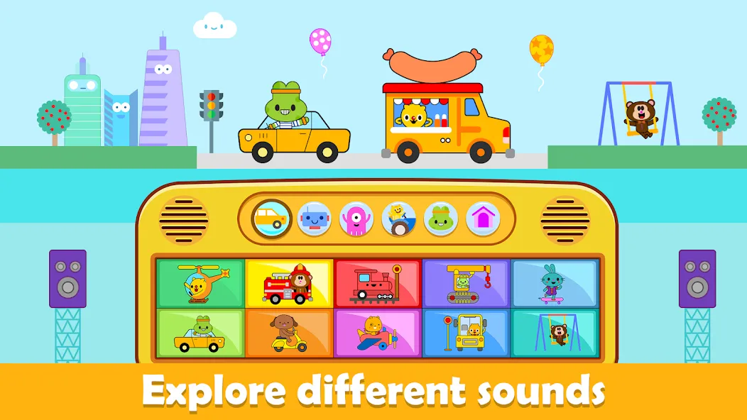 Baby Piano Kids Music Games [МОД Меню] APK Android Screenshot 2