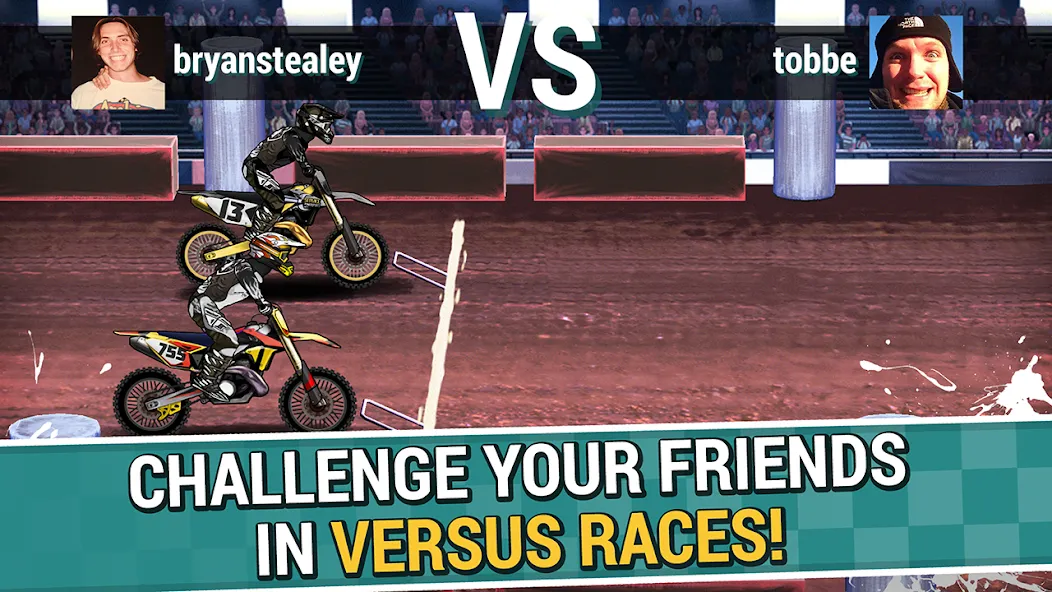 Mad Skills Motocross 2 (Мад Скилс Мотокросс 2) [МОД Много денег] APK Android Screenshot 3