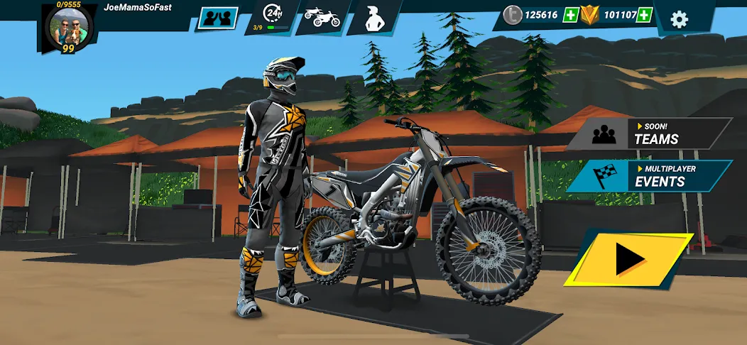 Mad Skills Motocross 3 (Мэд Скиллз Мотокросс 3) [МОД Много денег] APK Android Screenshot 4