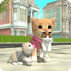 Cat Sim Online: Play with Cats [МОД Все открыто] APK Android
