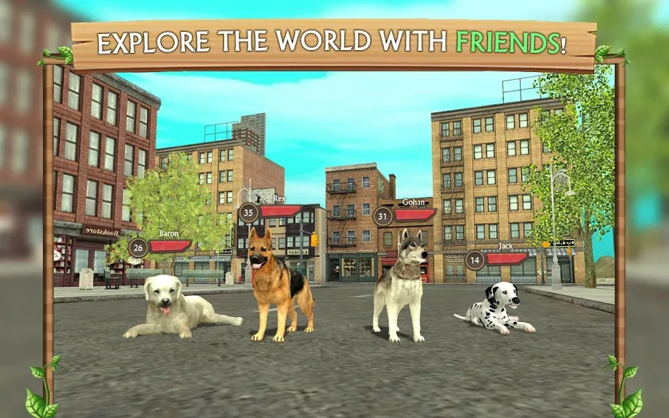 Dog Sim Online: Raise a Family [МОД Все открыто] APK Android Screenshot 4
