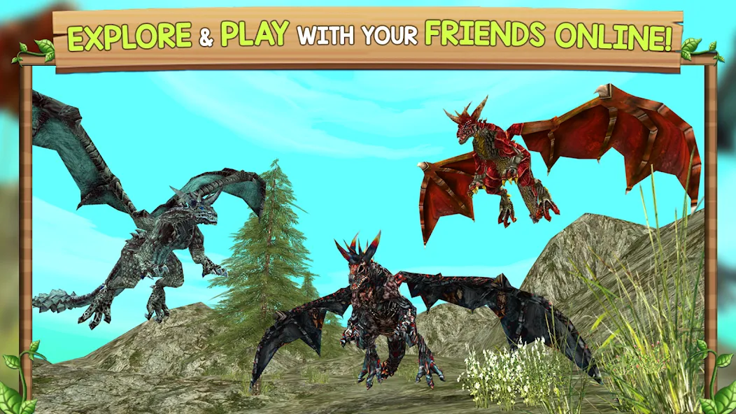 Dragon Sim Online: Be A Dragon [МОД Бесконечные монеты] APK Android Screenshot 4