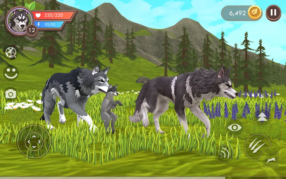 WildCraft: Animal Sim Online (Уайлдкрафт) [МОД Mega Pack] APK Android Screenshot 1