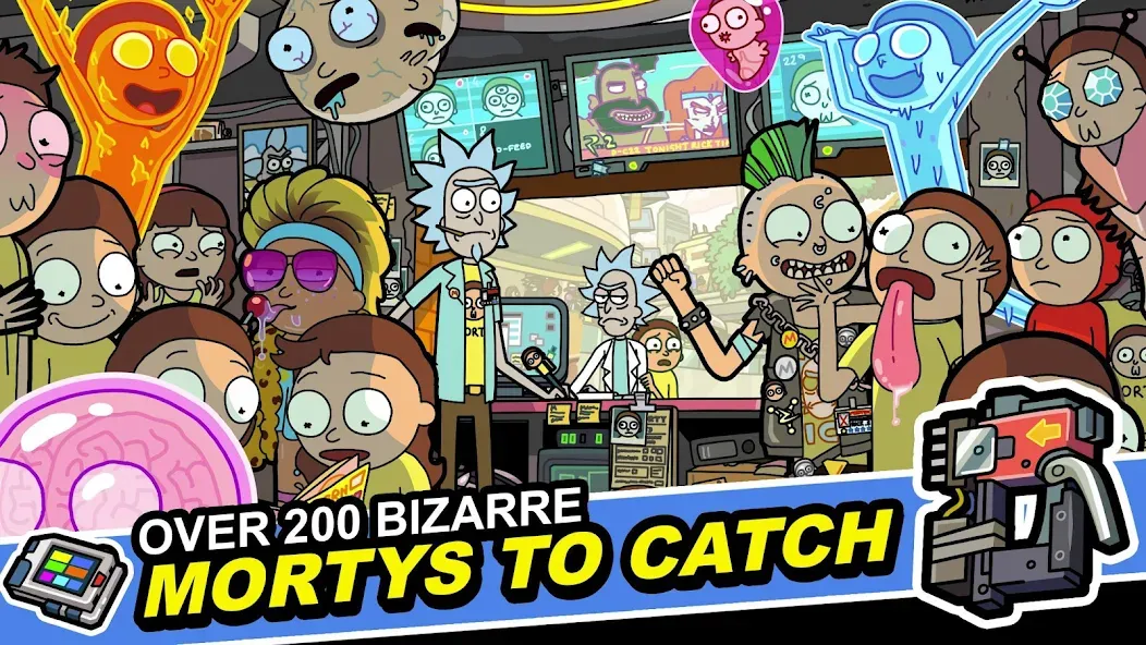 Rick and Morty: Pocket Mortys (Покет Мортис) [МОД Бесконечные монеты] APK Android Screenshot 4
