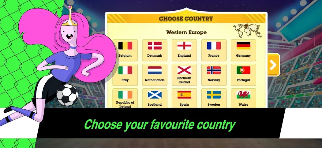 Toon Cup - Football Game [МОД Бесконечные монеты] APK Android Screenshot 2