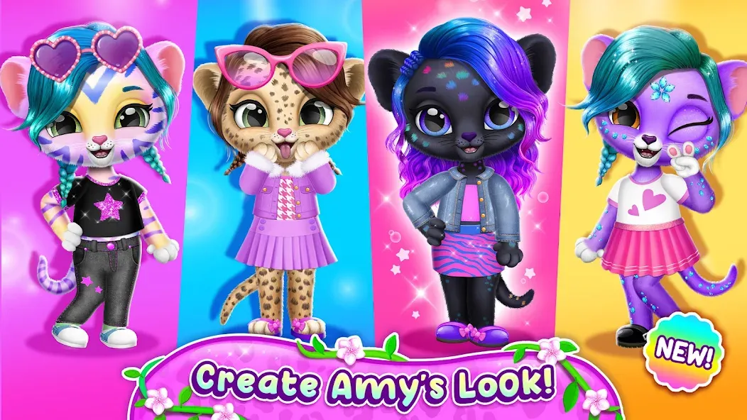 Amy Care - My Leopard Baby [МОД Бесконечные монеты] APK Android Screenshot 2