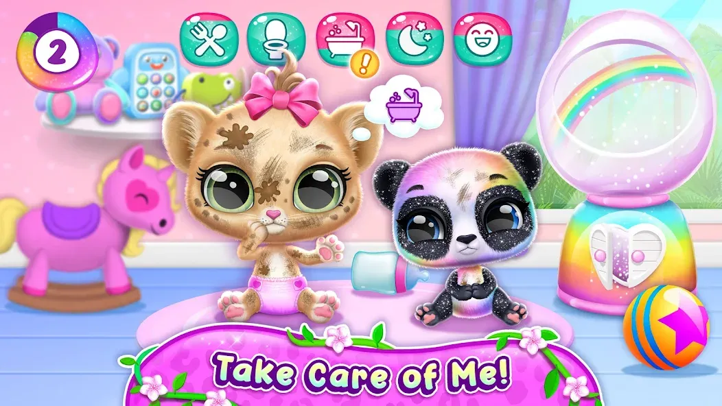 Amy Care - My Leopard Baby [МОД Бесконечные монеты] APK Android Screenshot 4