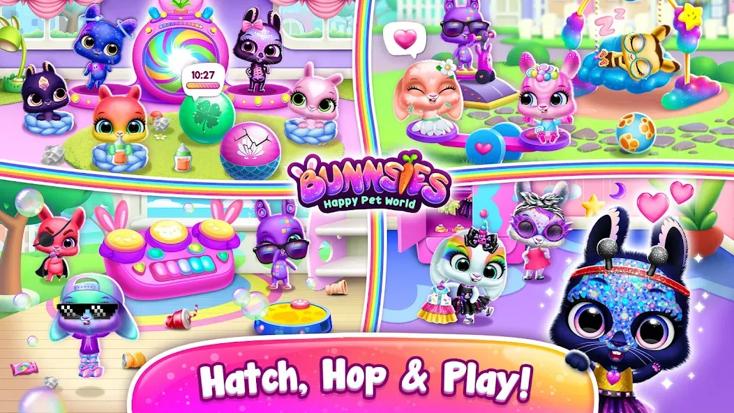 Bunnsies - Happy Pet World (Баннсиз) [МОД Mega Pack] APK Android Screenshot 3