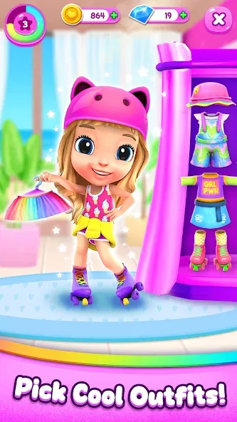 Cutie Care - Sweet Babysitter [МОД Бесконечные монеты] APK Android Screenshot 4