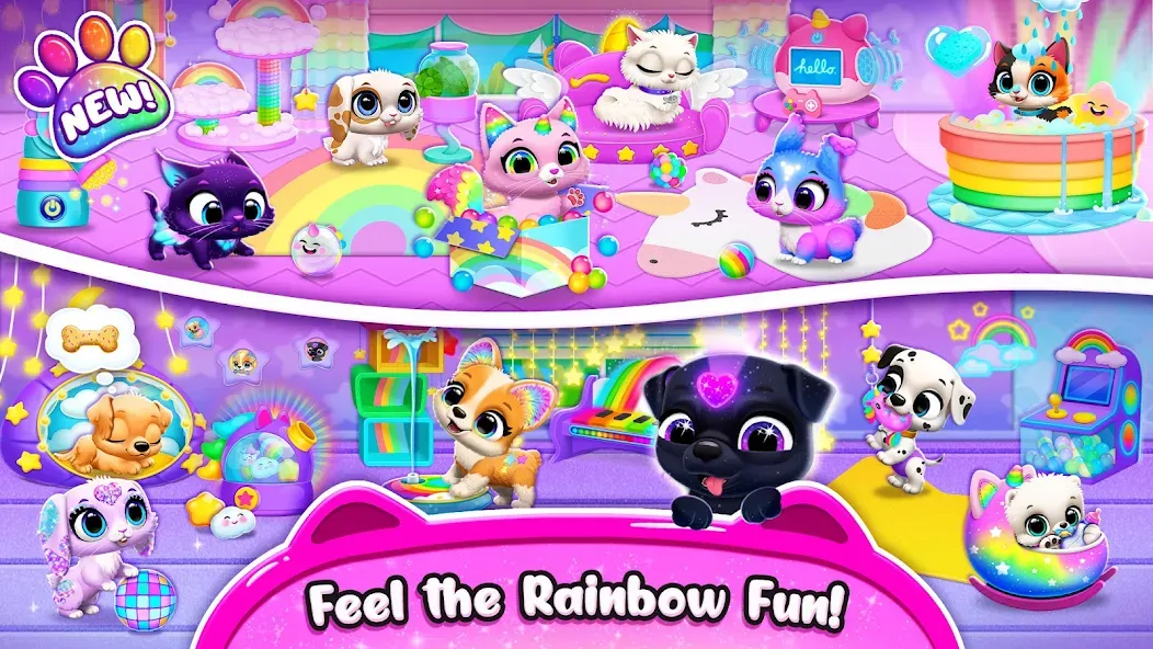 Floof - My Pet House (Флооф) [МОД Много денег] APK Android Screenshot 2