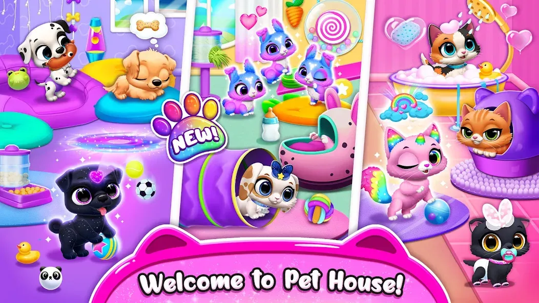 Floof - My Pet House (Флооф) [МОД Много денег] APK Android Screenshot 4