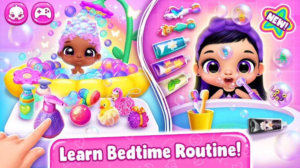 Giggle Babies - Toddler Care (Гигл Бебис) [МОД Unlocked] APK Android Screenshot 2