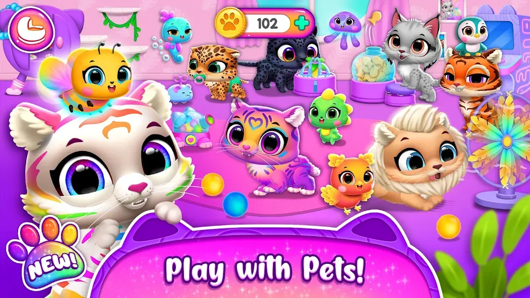 Jungle Floof - Island Pet Care (Джангл Флооф) [МОД Mega Pack] APK Android Screenshot 2