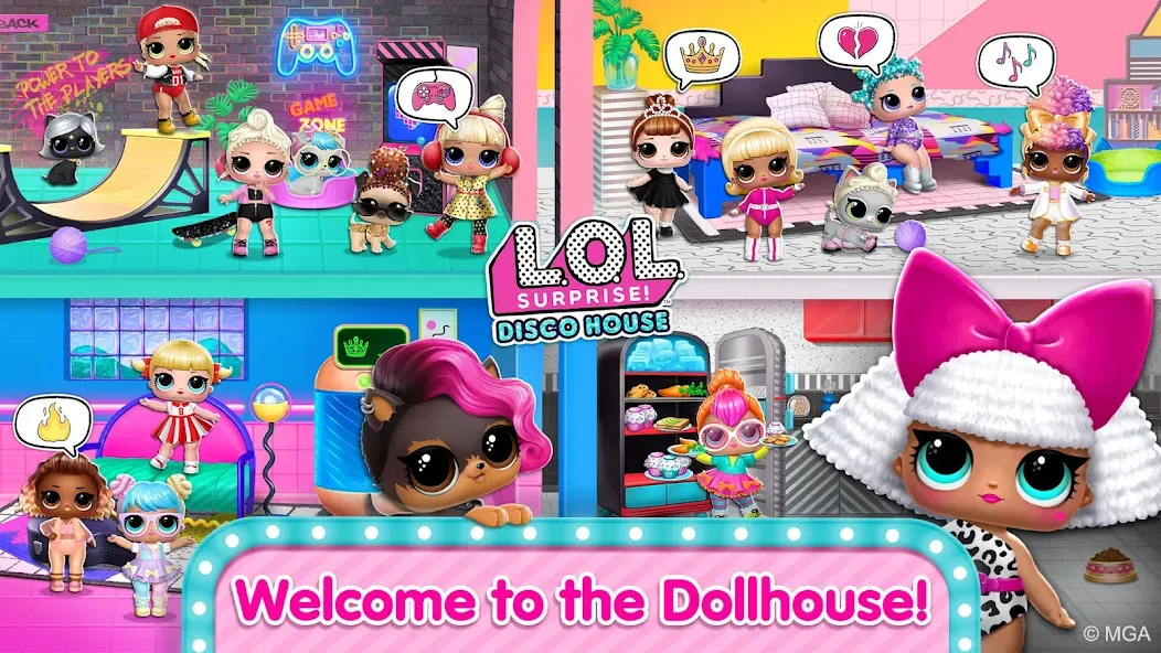 L.O.L. Surprise! Disco House [МОД Unlocked] APK Android Screenshot 2
