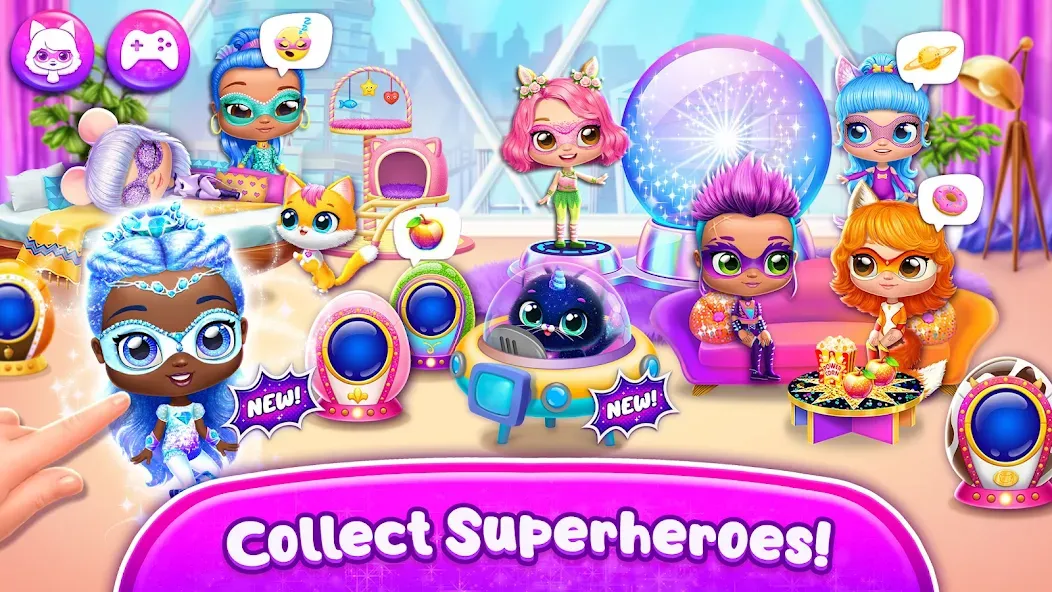 Power Girls - Fantastic Heroes [МОД Premium] APK Android Screenshot 1