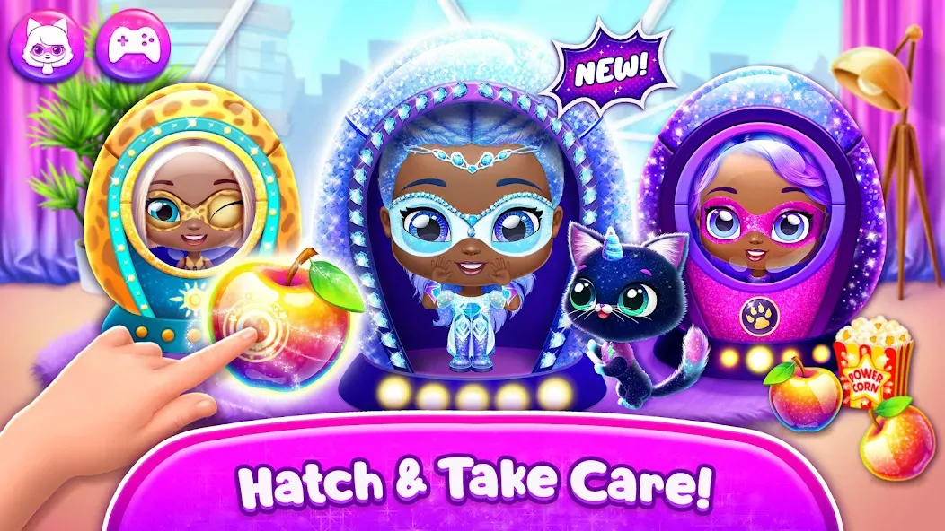 Power Girls - Fantastic Heroes [МОД Premium] APK Android Screenshot 2