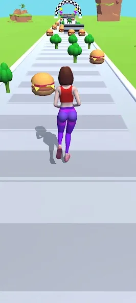 Twerk Race 3D: Belly Body Run (Тверк Рейс 3D) [МОД Mega Pack] APK Android Screenshot 1