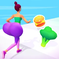 Twerk Race 3D: Belly Body Run (Тверк Рейс 3D) [МОД Mega Pack] APK Android