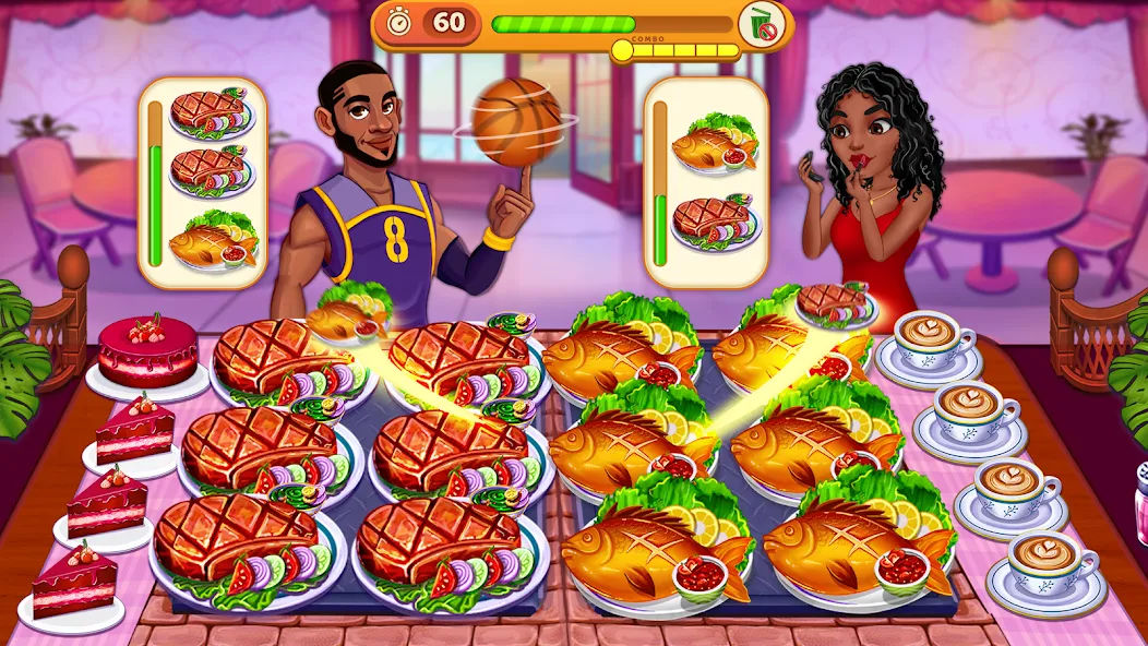 Cooking Max: Restaurant Games (Кукинг Макс) [МОД Бесконечные монеты] APK Android Screenshot 5