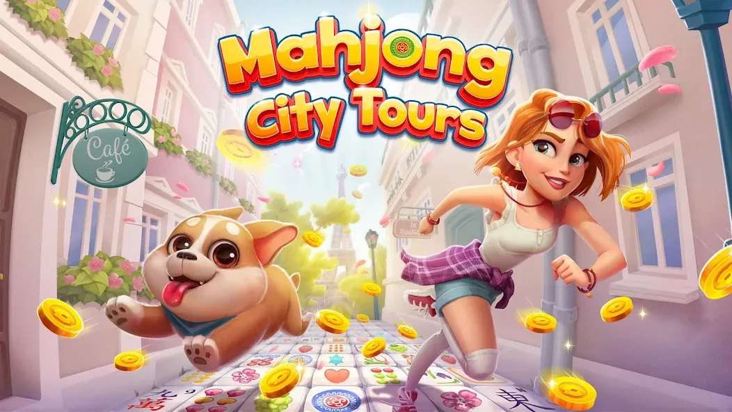 Mahjong City Tours: Tile Match (Маджонг Сити Турс) [МОД Mega Pack] APK Android Screenshot 1