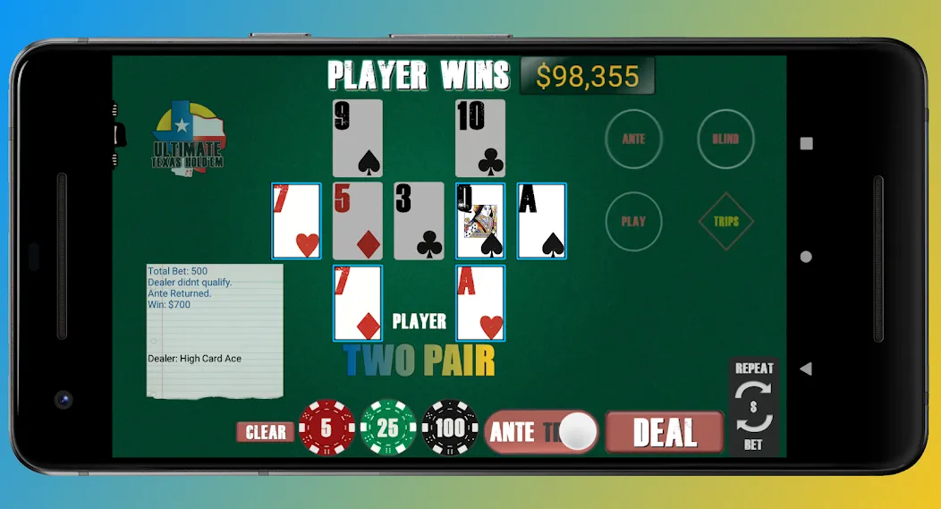 Texas Ultimate Holdem (Техасский Ультимейт Холдем) [МОД Unlocked] APK Android Screenshot 1