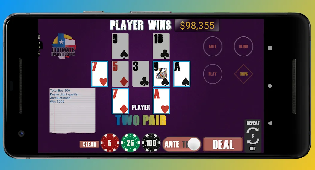 Texas Ultimate Holdem (Техасский Ультимейт Холдем) [МОД Unlocked] APK Android Screenshot 2