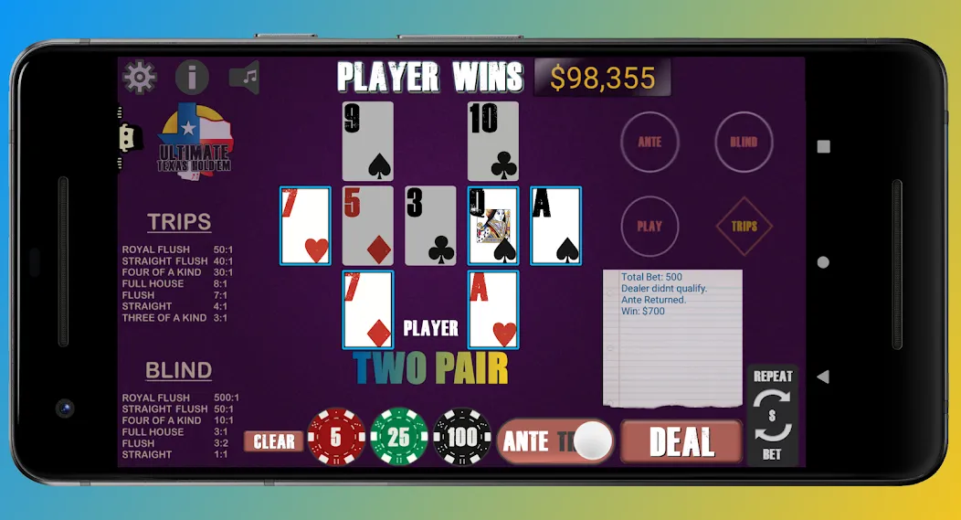 Texas Ultimate Holdem (Техасский Ультимейт Холдем) [МОД Unlocked] APK Android Screenshot 3