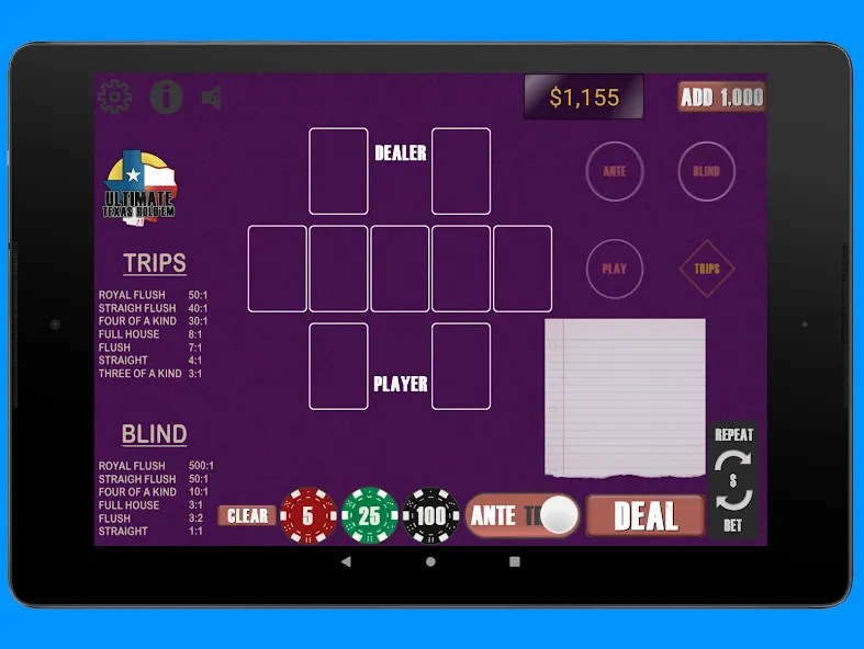 Texas Ultimate Holdem (Техасский Ультимейт Холдем) [МОД Unlocked] APK Android Screenshot 4
