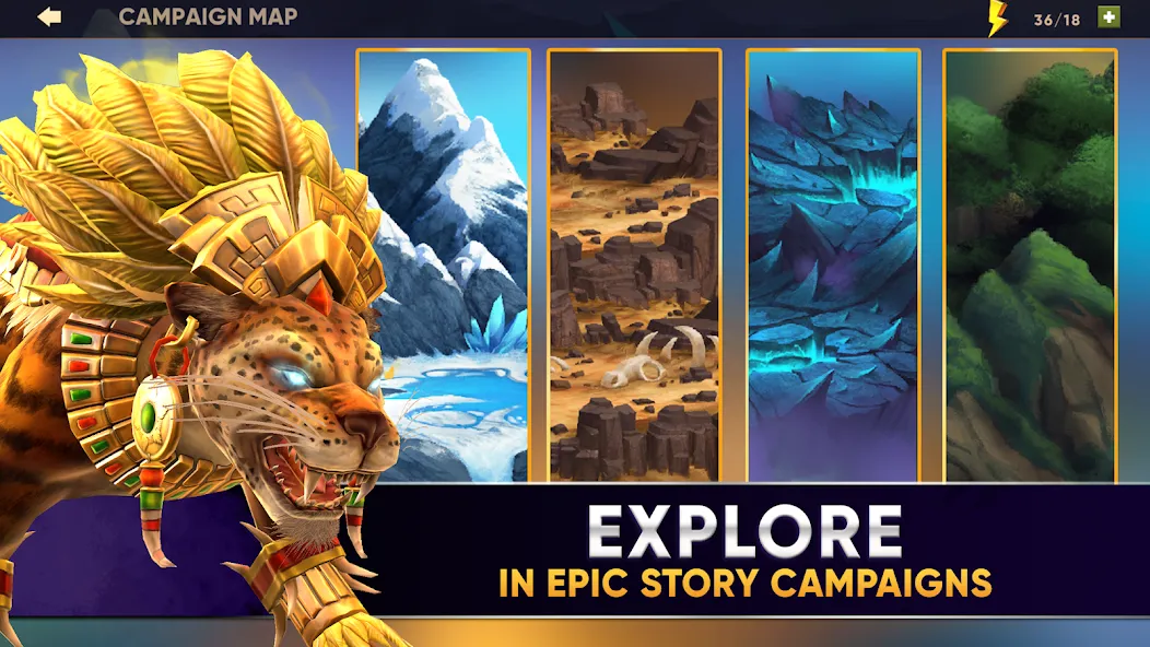 Clash of Beasts: Tower Defense (Клэш оф Бистс) [МОД Много денег] APK Android Screenshot 5