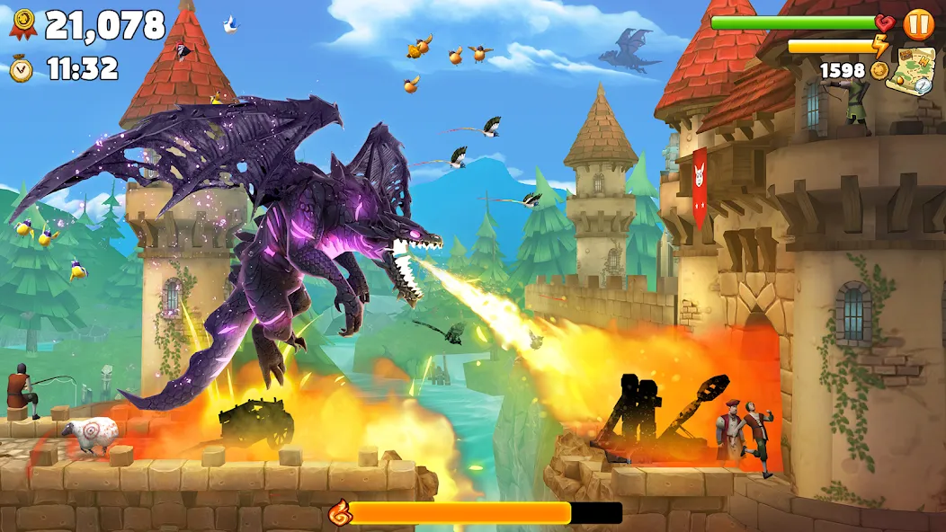 Hungry Dragon (Хангри Драгон) [МОД Много денег] APK Android Screenshot 1