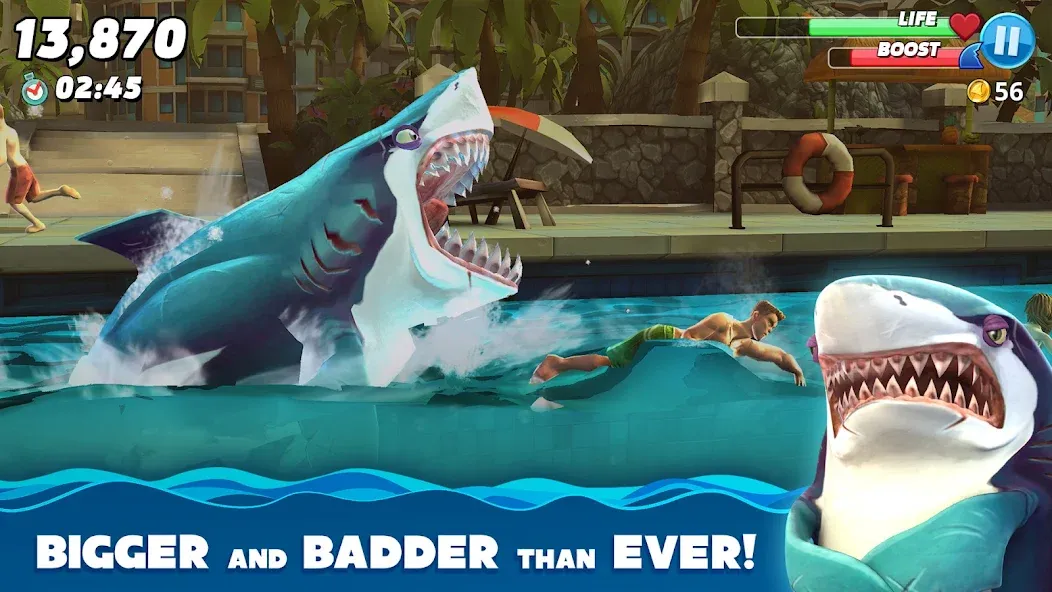 Hungry Shark World (Хангри Шарк Ворлд) [МОД Бесконечные монеты] APK Android Screenshot 1