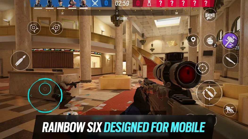 Rainbow Six Mobile (Рейнбоу Сикс Мобайл) [МОД Бесконечные монеты] APK Android Screenshot 1