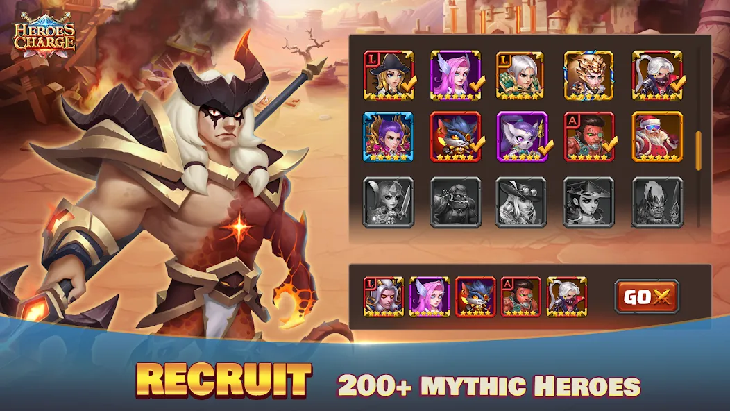 Heroes Charge (Хироес Чардж) [МОД Premium] APK Android Screenshot 4