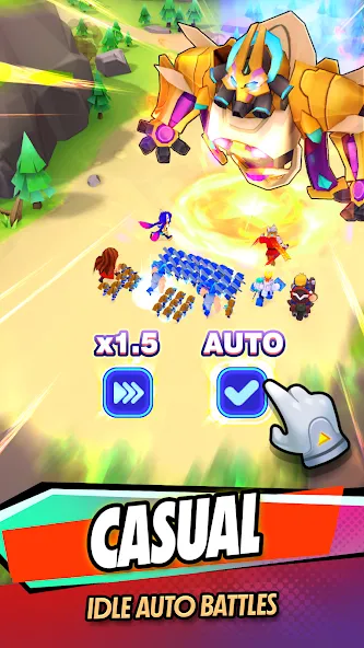 Paper Heroes™️ [МОД Меню] APK Android Screenshot 4