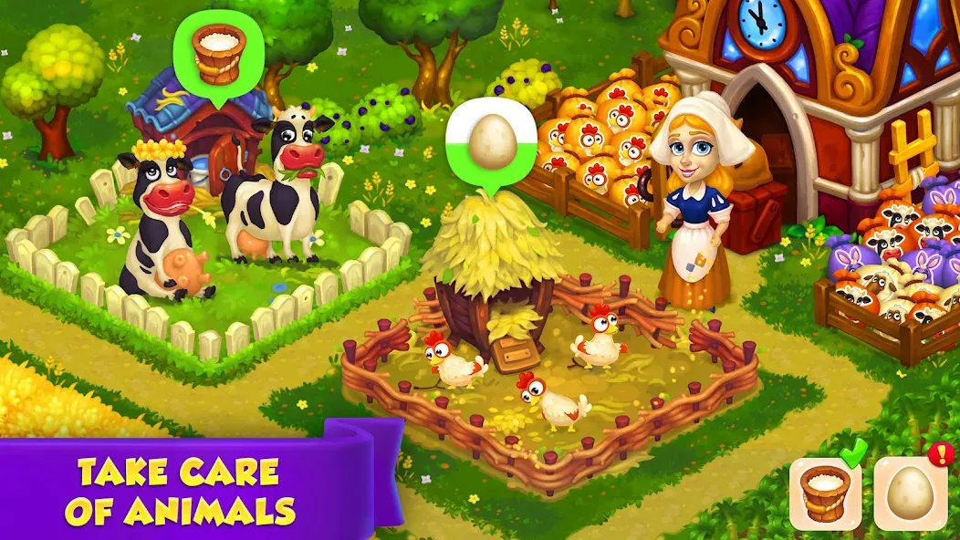 Royal Farm (Ройал Фарм) [МОД Все открыто] APK Android Screenshot 2