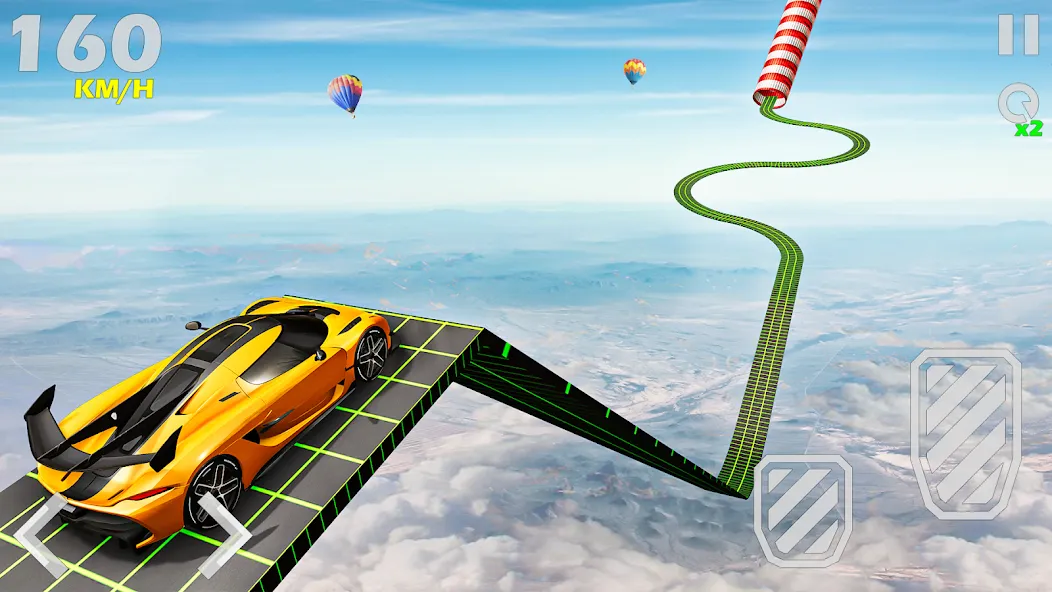 Mega Ramp Car Games Car Stunts [МОД Все открыто] APK Android Screenshot 4